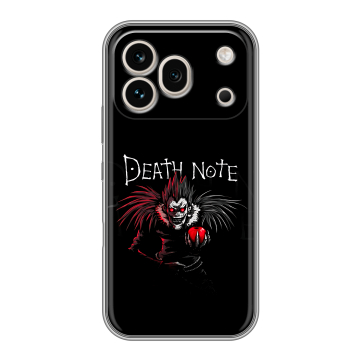 Силиконовый чехол на Honor 600 Pro с принтом Death note Тетрадь смерти