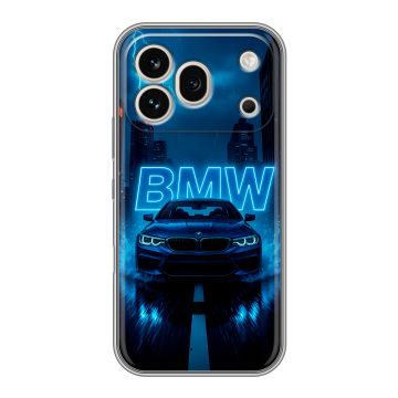 Силиконовый чехол на Honor 600 Pro с принтом BMW БМВ