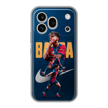 Силиконовый чехол на Honor 600 Pro с принтом Барселона Barca Yamal 