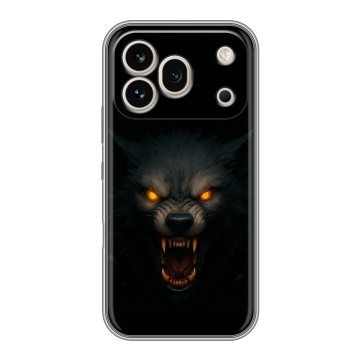 Силиконовый чехол на Honor 600 Pro с принтом Волк