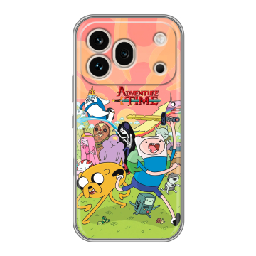 Силиконовый чехол на Honor 600 Pro с принтом Adventure time Время приключений