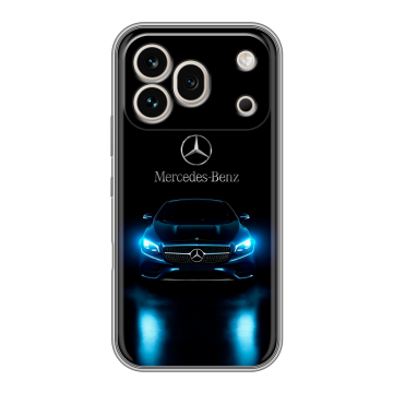 Силиконовый чехол на Honor 600 Pro с принтом Mercedes Мерседес