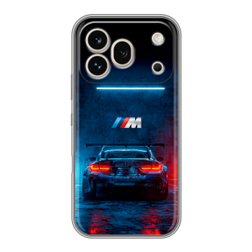 Силиконовый чехол на Honor 600 Pro с принтом BMW БМВ
