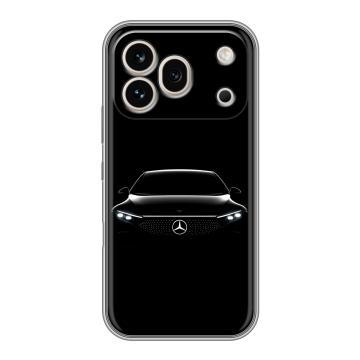 Силиконовый чехол на Honor 600 Pro с принтом Mercedes Мерседес