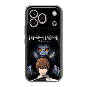 Силиконовый чехол на Honor 600 Pro с принтом Death note Тетрадь смерти