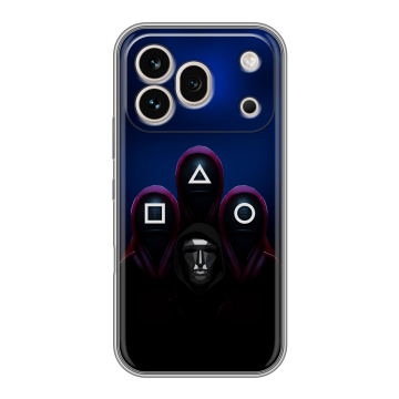 Силиконовый чехол на Honor 600 Pro с принтом Игра Кальмара