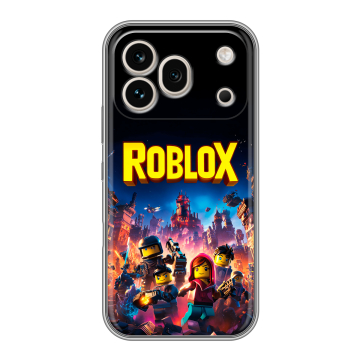 Силиконовый чехол на Honor 600 Pro с принтом Roblox Роблокс