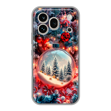 Силиконовый чехол на Honor 600 Pro с принтом Новый год Силиконовый чехол на Honor 600 Pro с принтом Новый год