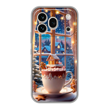 Силиконовый чехол на Honor 600 Pro с принтом Новый год Силиконовый чехол на Honor 600 Pro с принтом Новый год
