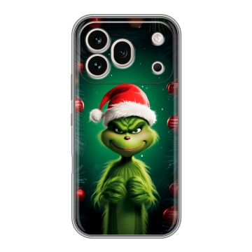 Силиконовый чехол на Honor 600 Pro с принтом Гринч Новый год Рождество Силиконовый чехол на Honor 600 Pro с принтом Гринч Новый год Рождество