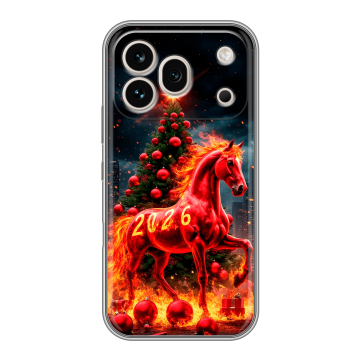 Силиконовый чехол на Honor 600 Pro с принтом Новый год Силиконовый чехол на Honor 600 Pro с принтом Новый год