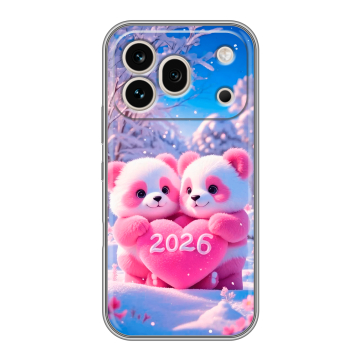 Силиконовый чехол на Honor 600 Pro с принтом Новый год