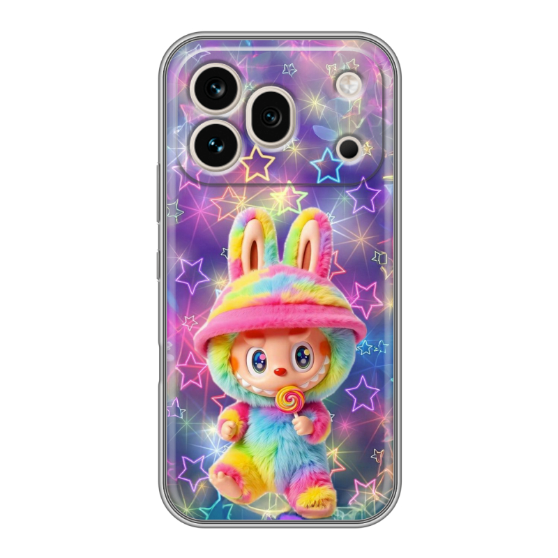Силиконовый чехол на Honor 600 Pro с принтом Labubu Лабубу Силиконовый чехол на Honor 600 Pro с принтом Labubu Лабубу