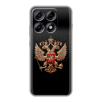 Силиконовый чехол на Motorola Edge 70 Pro с принтом Герб России Силиконовый чехол на Motorola Edge 70 Pro с принтом Герб России