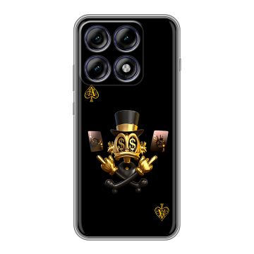 Силиконовый чехол на Motorola Edge 70 Pro с принтом Золотой скрудж макдак Силиконовый чехол на Motorola Edge 70 Pro с принтом Золотой скрудж макдак