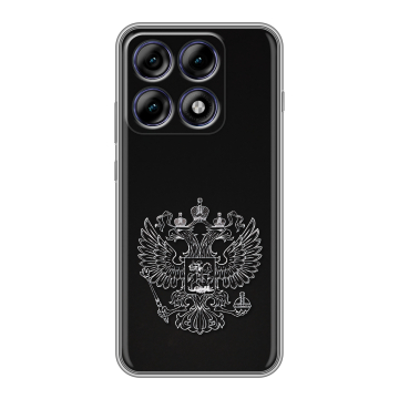 Силиконовый чехол на Motorola Edge 70 Pro с принтом Герб России Силиконовый чехол на Motorola Edge 70 Pro с принтом Герб России