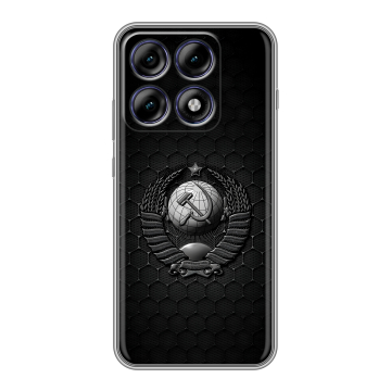 Силиконовый чехол на Motorola Edge 70 Pro с принтом Герб Флаг СССР Силиконовый чехол на Motorola Edge 70 Pro с принтом Герб Флаг СССР