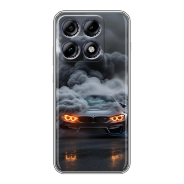 Силиконовый чехол на Motorola Edge 70 Pro с принтом BMW БМВ