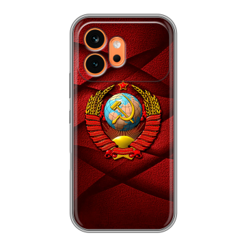 Силиконовый чехол на Honor 600 с принтом Герб СССР Силиконовый чехол на Honor 600 с принтом Герб СССР