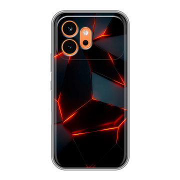 Силиконовый чехол на Honor 600 с принтом Яркие абстракции Силиконовый чехол на Honor 600 с принтом Яркие абстракции