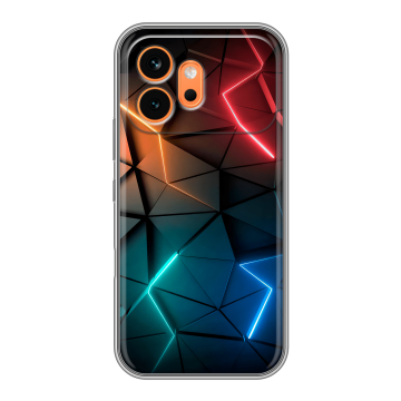 Силиконовый чехол на Honor 600 с принтом Абстракция неон Силиконовый чехол на Honor 600 с принтом Абстракция неон