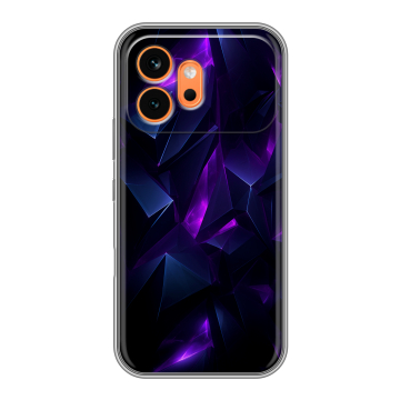 Силиконовый чехол на Honor 600 с принтом Абстракиция Силиконовый чехол на Honor 600 с принтом Абстракиция