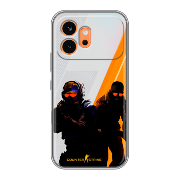 Силиконовый чехол на Honor 600 с принтом Контер страйк Counter strike Силиконовый чехол на Honor 600 с принтом Контер страйк Counter strike