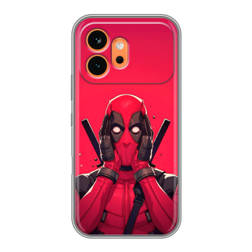 Силиконовый чехол на Honor 600 с принтом Дедпул Deadpool Силиконовый чехол на Honor 600 с принтом Дедпул Deadpool