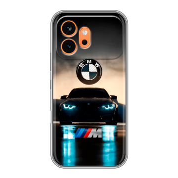 Силиконовый чехол на Honor 600 с принтом БМВ BMW