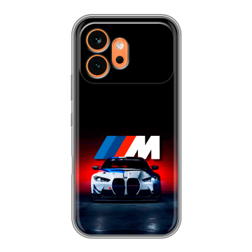 Силиконовый чехол на Honor 600 с принтом БМВ BMW