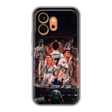 Силиконовый чехол на Honor 600 с принтом Реал Роналдо Real Ronaldo Силиконовый чехол на Honor 600 с принтом Реал Роналдо Real Ronaldo
