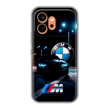 Силиконовый чехол на Honor 600 с принтом БМВ BMW