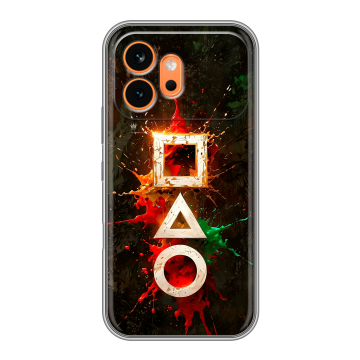 Силиконовый чехол на Honor 600 с принтом Squid Game Игра кальмара