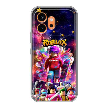 Силиконовый чехол на Honor 600 с принтом Roblox Роблокс