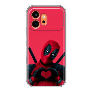 Силиконовый чехол на Honor 600 с принтом Дедпул Deadpool Силиконовый чехол на Honor 600 с принтом Дедпул Deadpool