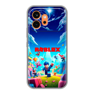 Силиконовый чехол на Honor 600 с принтом Roblox Роблокс Силиконовый чехол на Honor 600 с принтом Roblox Роблокс