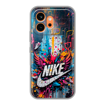 Силиконовый чехол на Honor 600 с принтом Nike Найк Силиконовый чехол на Honor 600 с принтом Nike Найк