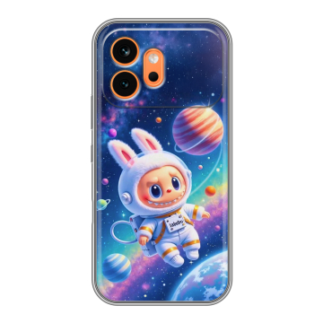 Силиконовый чехол на Honor 600 с принтом Labubu Лабубу