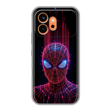 Силиконовый чехол на Honor 600 с принтом Spiderman Человек паук
