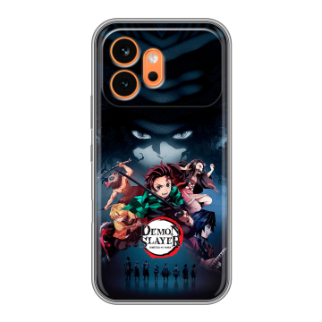 Силиконовый чехол на Honor 600 с принтом Demon Slayer Клинок рассекающий демонов Силиконовый чехол на Honor 600 с принтом Demon Slayer Клинок рассекающий демонов