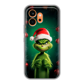 Силиконовый чехол на Honor 600 с принтом Гринч Новый год Рождество Силиконовый чехол на Honor 600 с принтом Гринч Новый год Рождество