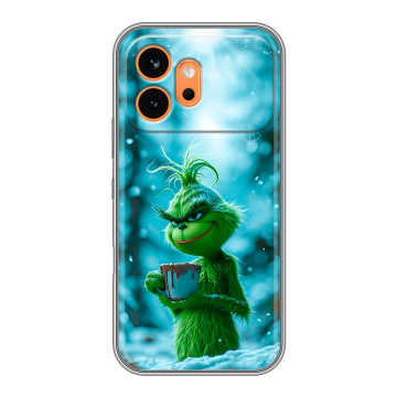 Силиконовый чехол на Honor 600 с принтом Новый год гринч Силиконовый чехол на Honor 600 с принтом Новый год гринч