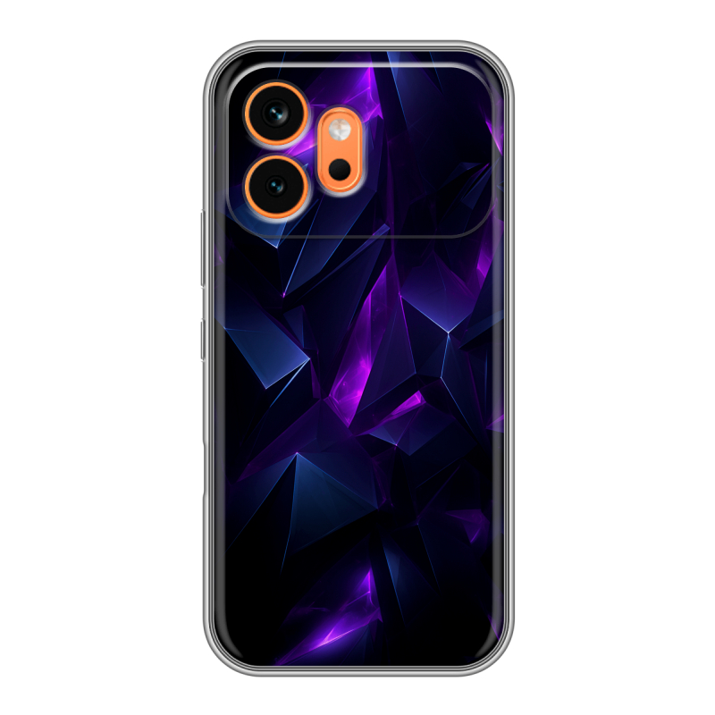 Силиконовый чехол на Honor 600 с принтом Абстракиция Силиконовый чехол на Honor 600 с принтом Абстракиция
