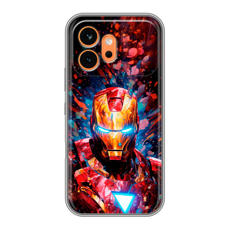 Силиконовый чехол на Honor 600 с принтом Железный человек Ironman Силиконовый чехол на Honor 600 с принтом Железный человек Ironman