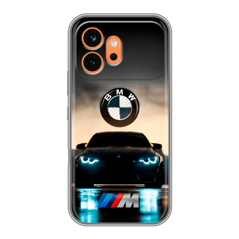 Силиконовый чехол на Honor 600 с принтом БМВ BMW Силиконовый чехол на Honor 600 с принтом БМВ BMW