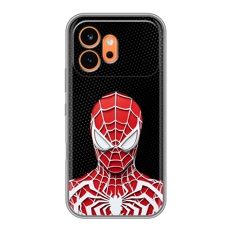 Силиконовый чехол на Honor 600 с принтом человек паук spiderman Силиконовый чехол на Honor 600 с принтом человек паук spiderman