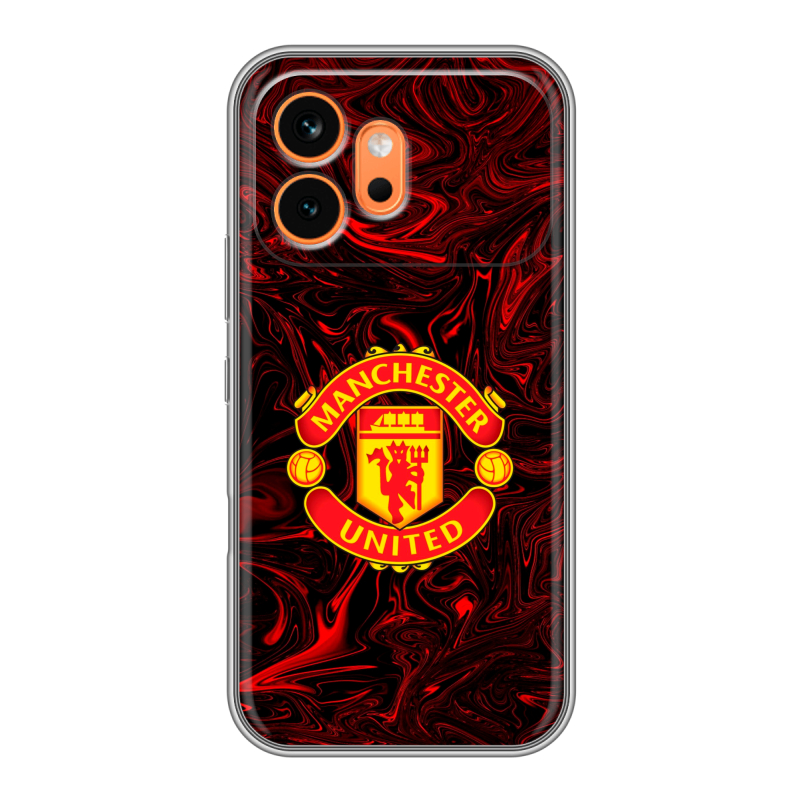 Силиконовый чехол на Honor 600 с принтом Manchester United Силиконовый чехол на Honor 600 с принтом Manchester United