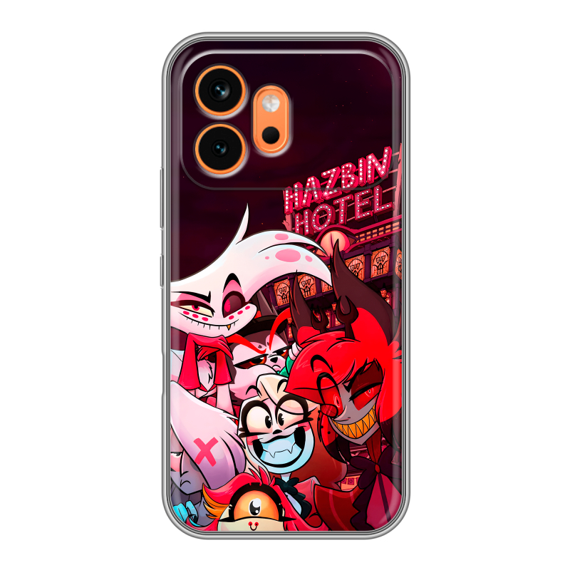 Силиконовый чехол на Honor 600 с принтом Hazbin Hotel Отель Хазбин Силиконовый чехол на Honor 600 с принтом Hazbin Hotel Отель Хазбин
