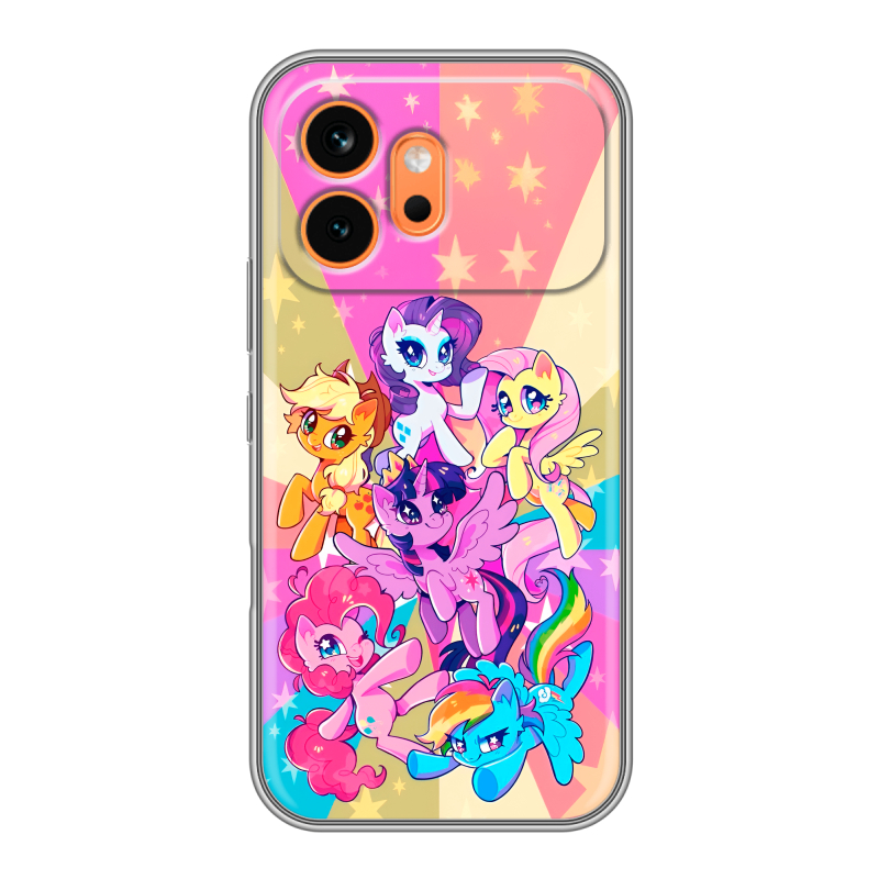 Силиконовый чехол на Honor 600 с принтом My little pony Дружба чудо Силиконовый чехол на Honor 600 с принтом My little pony Дружба чудо