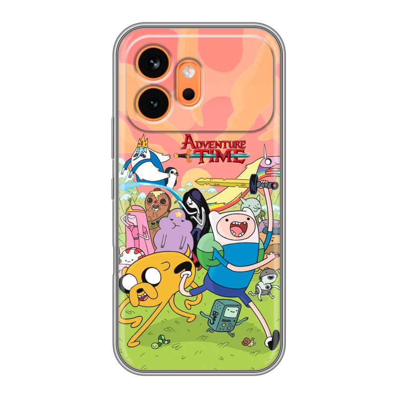 Силиконовый чехол на Honor 600 с принтом Adventure time Время приключений Силиконовый чехол на Honor 600 с принтом Adventure time Время приключений